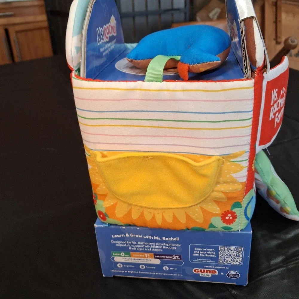 Ms. Rachel Sensory Learning Farm Unisex Baby OS Multicolor Gund Baby Toy NEW